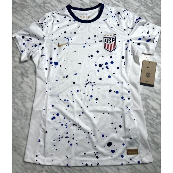 Nike USA Women's 2023 Home Soccer Jersey Small DR5578-101 Olympics NEW US - Picture 1 of 14
